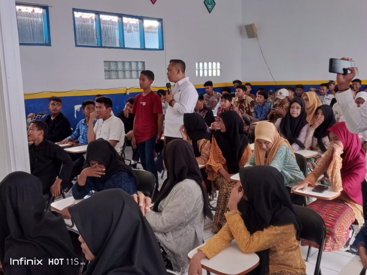 Ratusan Pelajar SMP-SMA Muhamadyah Subang Antusias Ikut Penyuluhan Narkoba dari Satnarkoba Polres Subang